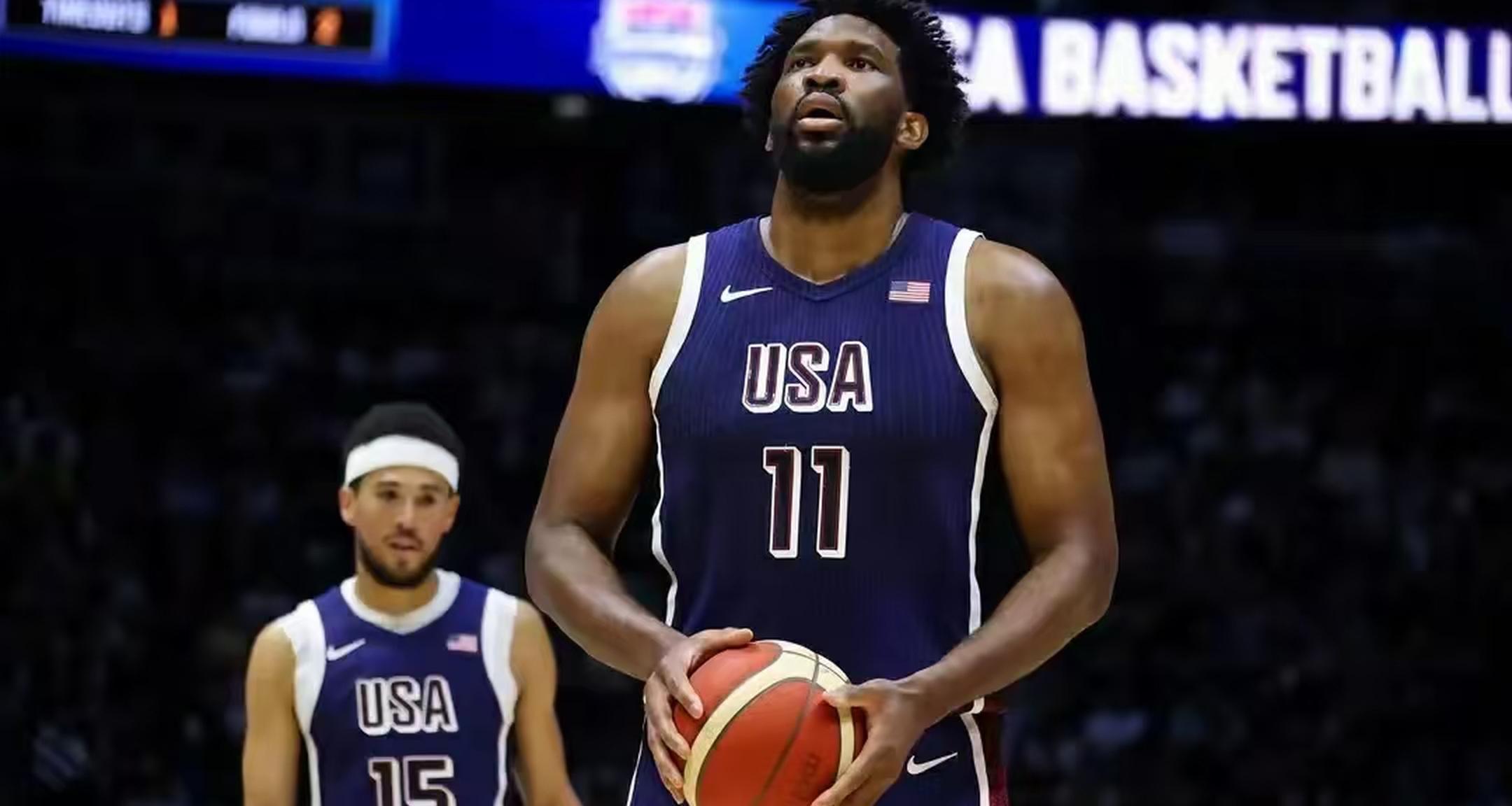 墨西哥男篮强势巴西男篮，恩比德一己之力扛起全队